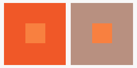 色の錯覚 錯視 対化効果 Cocolor 都外川八恵 色 スタイリング専門家 バースカラーインストラクター カラーコーディネーター カラーコンサルタント カラーリスト パーソナルスタイリスト ショッピング同行 オーダースーツ パーソナルカラー パーソナルテクチャー